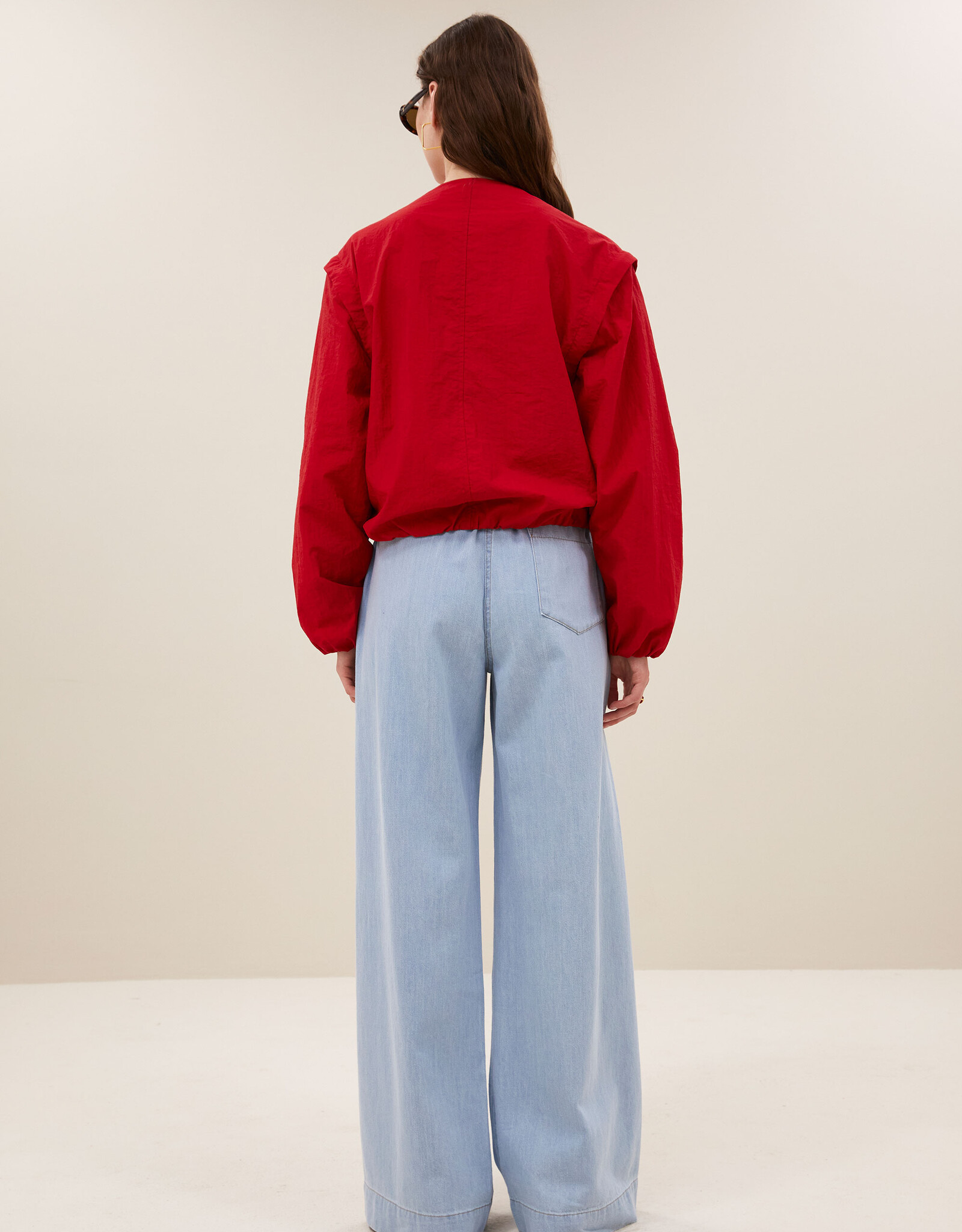 By-bar maggie zip jacket red