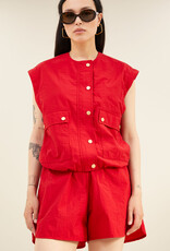 By-bar maggie zip jacket red