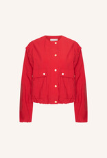 By-bar maggie zip jacket red