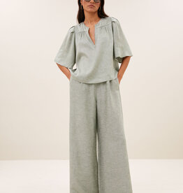 By-bar celin gloss pants light mint