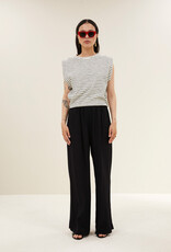 By-bar benji viscose pants jet black SS26