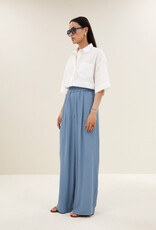 By-bar benji viscose pants blue stone