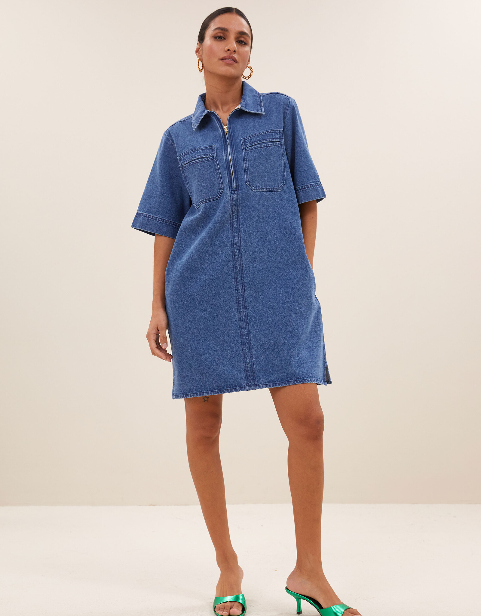 By-bar philipe denim dress medium denim