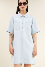 By-bar philipe bleached denim dress bleached denim