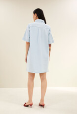 By-bar philipe bleached denim dress bleached denim