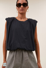 By-bar nilou jersey top jet black