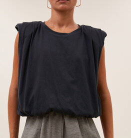 By-bar nilou jersey top jet black