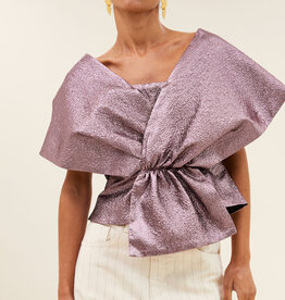 By-bar simone metallic top dusty lilac