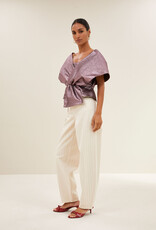 By-bar simone metallic top dusty lilac