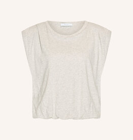 By-bar nilou jersey top grey melee