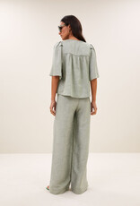 By-bar blake gloss blouse light mint