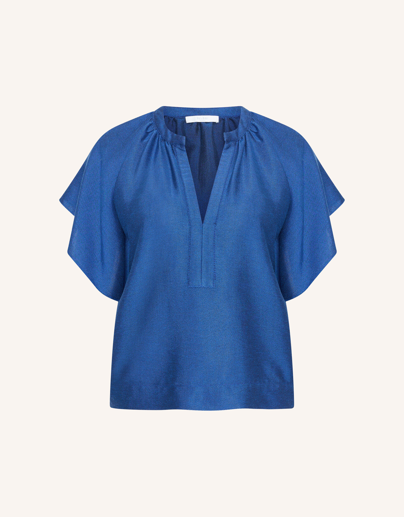 By-bar vina gloss blouse kingsblue
