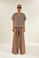 By-bar vina lurex blouse iced coffee