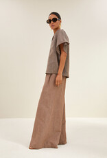 By-bar vina lurex blouse iced coffee