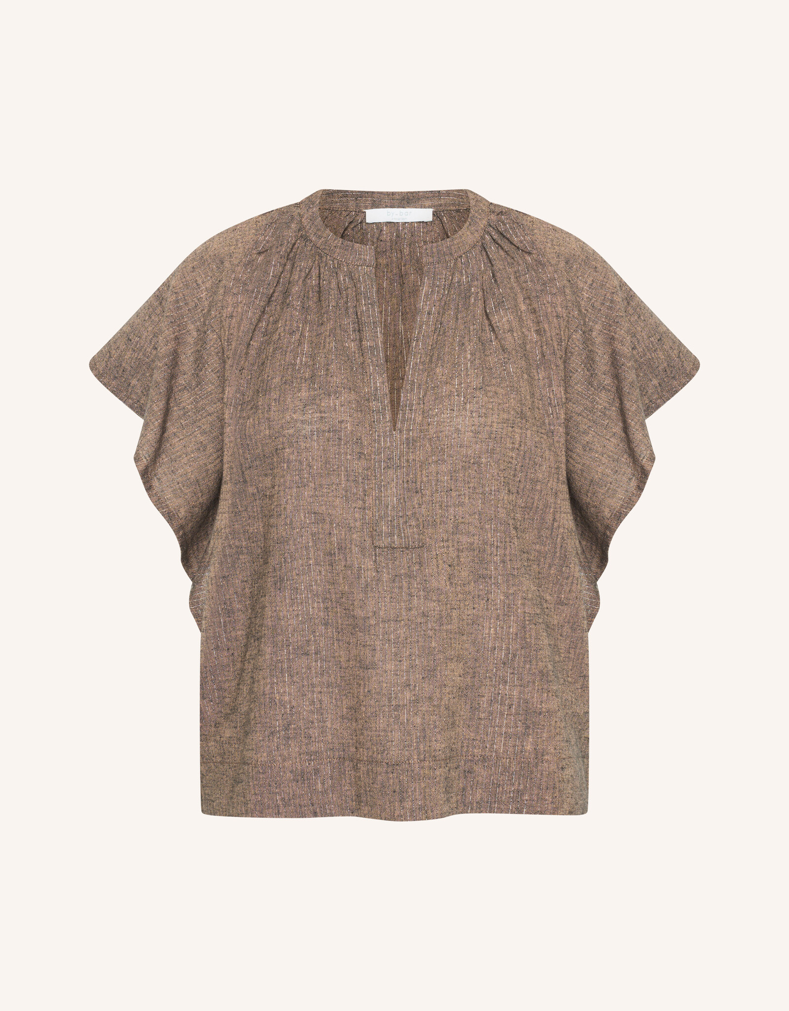 By-bar vina lurex blouse iced coffee