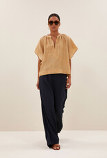 By-bar vina jacquard blouse desert