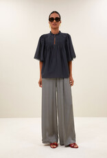 By-bar sanne silk blouse charcoal