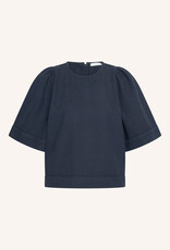 By-bar olivia twill blouse captain blue