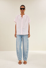 By-bar minte pinstripe blouse pink pin stripe