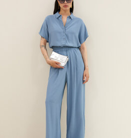 By-bar barley viscose blouse blue stone