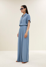 By-bar barley viscose blouse blue stone