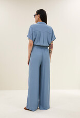 By-bar barley viscose blouse blue stone