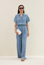 By-bar barley viscose blouse blue stone