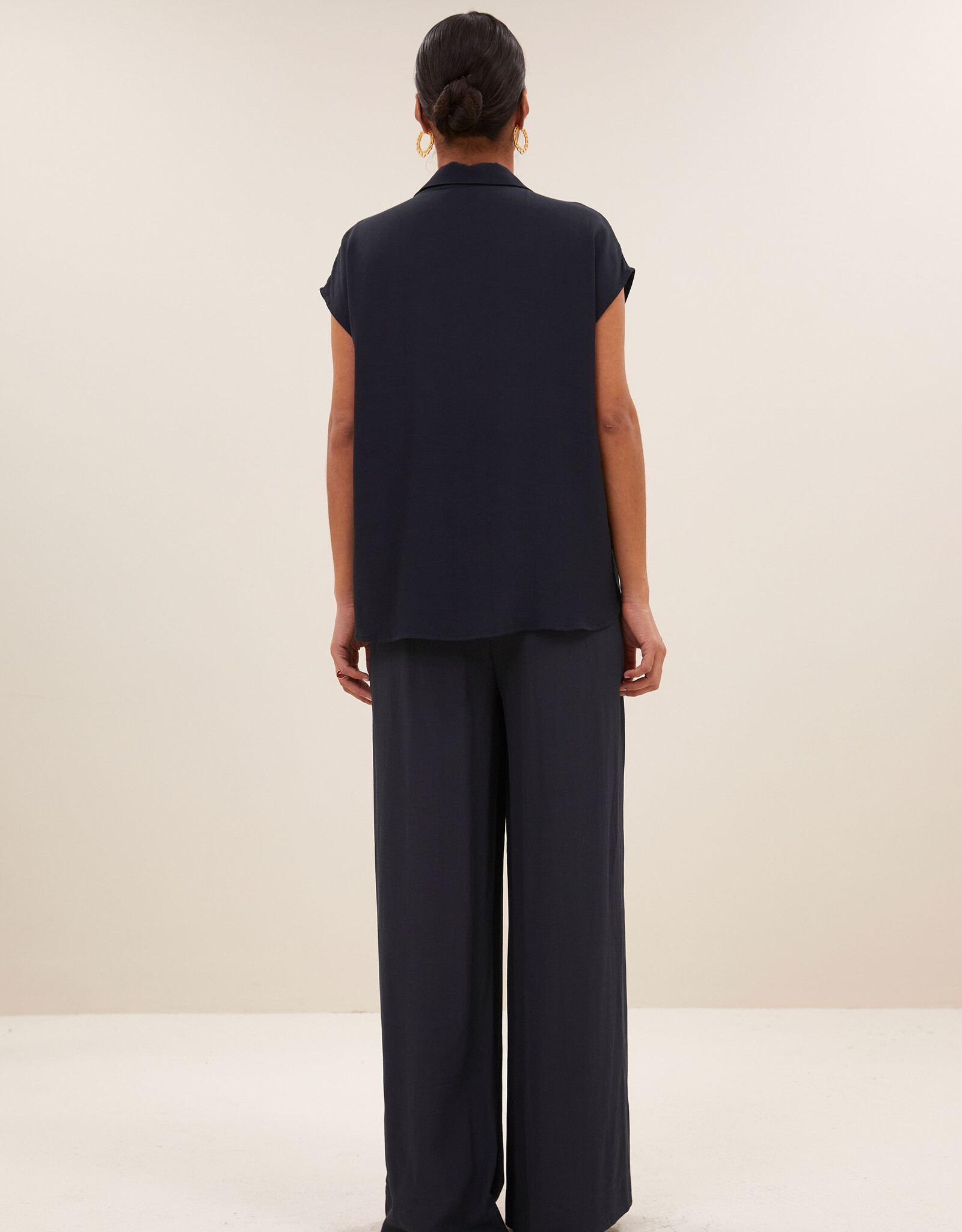 By-bar kiek viscose top graphite SS26