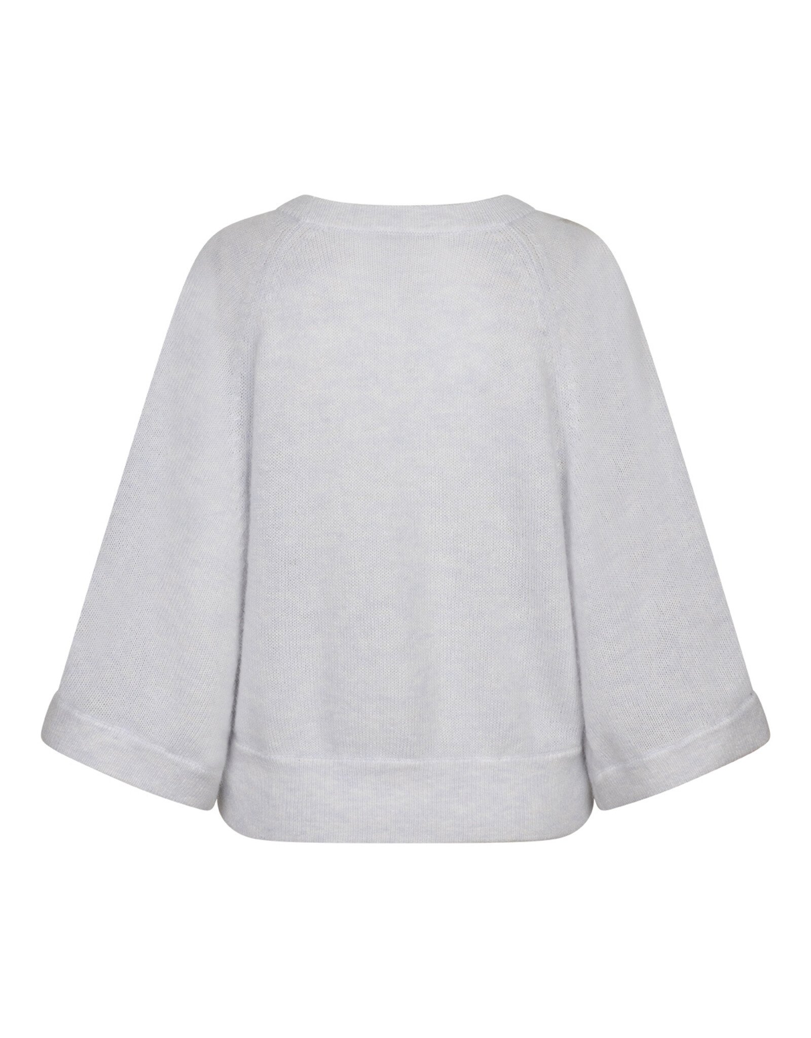 Ruby Tuesday VELUSE Knitted wide sleeves alpaca blend sweater Denim blue