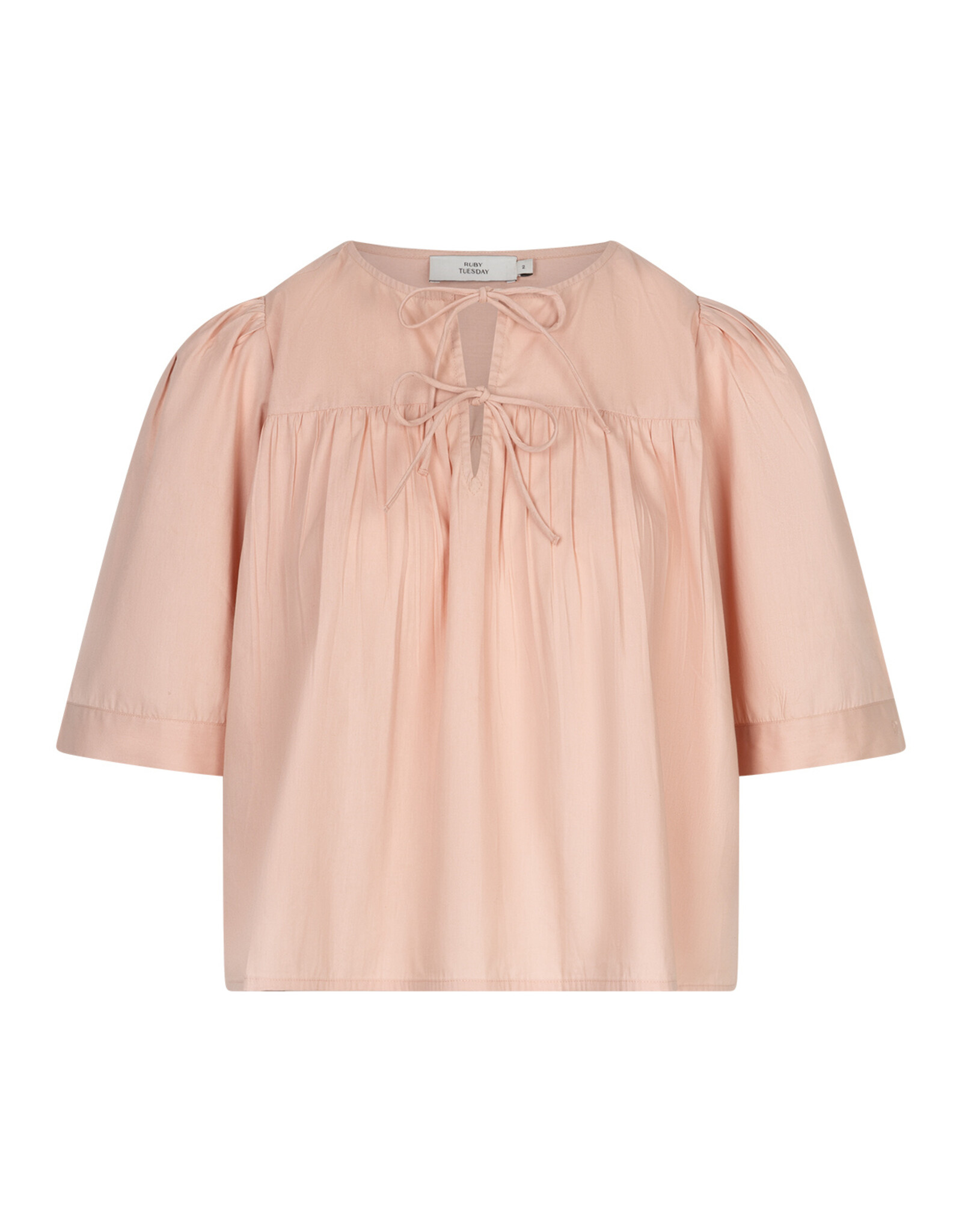 Ruby Tuesday IELINE short sleeves poplin top FADED PINK
