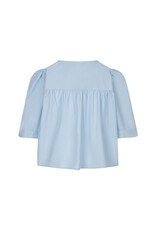 Ruby Tuesday IELINE short sleeves poplin top Light blue