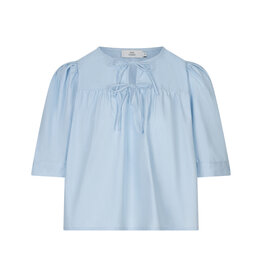 Ruby Tuesday IELINE short sleeves poplin top Light blue