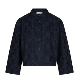 Ruby Tuesday IANTE embroidered+beads shirt blouse Parisian night