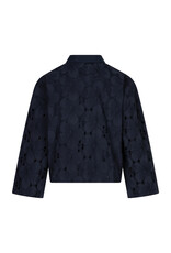 Ruby Tuesday IANTE embroidered+beads shirt blouse Parisian night