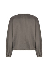 Ruby Tuesday CAMELL 3/4 sleeves collarles blouson MAGNET