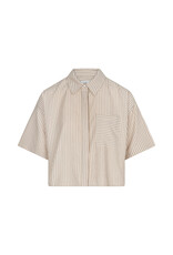 Ruby Tuesday CLODIA Half sleeves shirt Camel stripe
