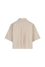 Ruby Tuesday CLODIA Half sleeves shirt Camel stripe