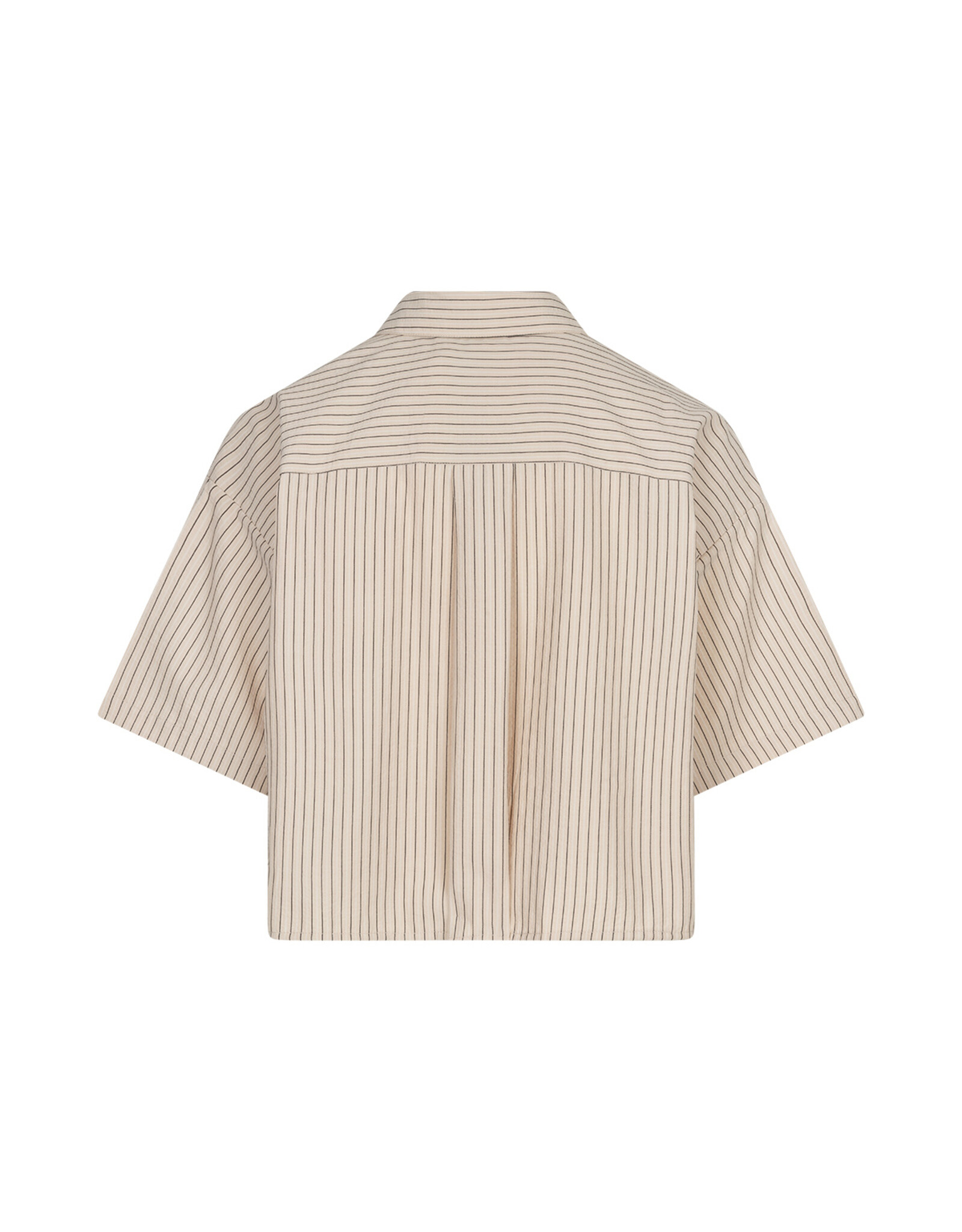Ruby Tuesday CLODIA Half sleeves shirt Camel stripe