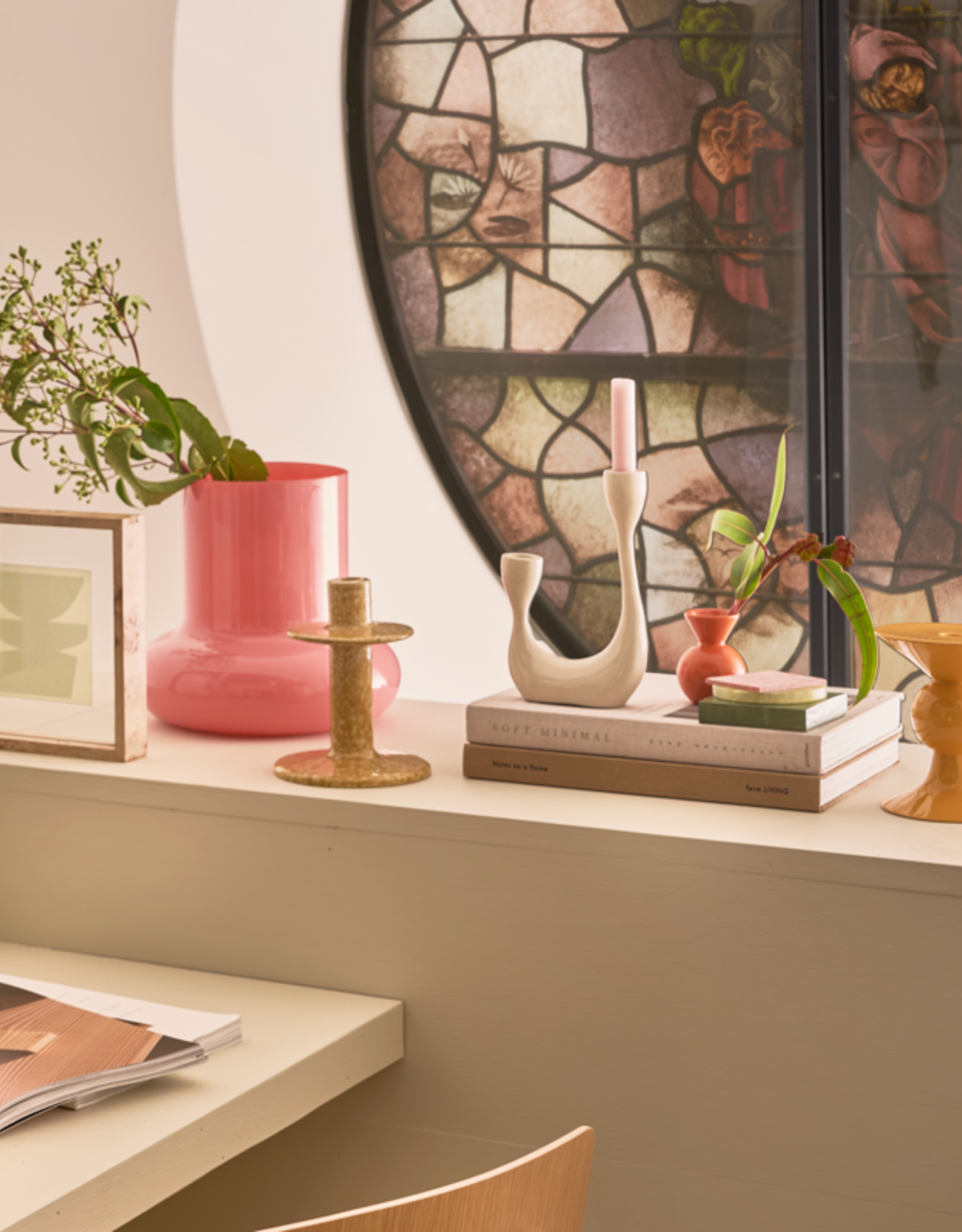 Urban Nature Culture Urban Nature Culture candle holder Palesa, almond milk