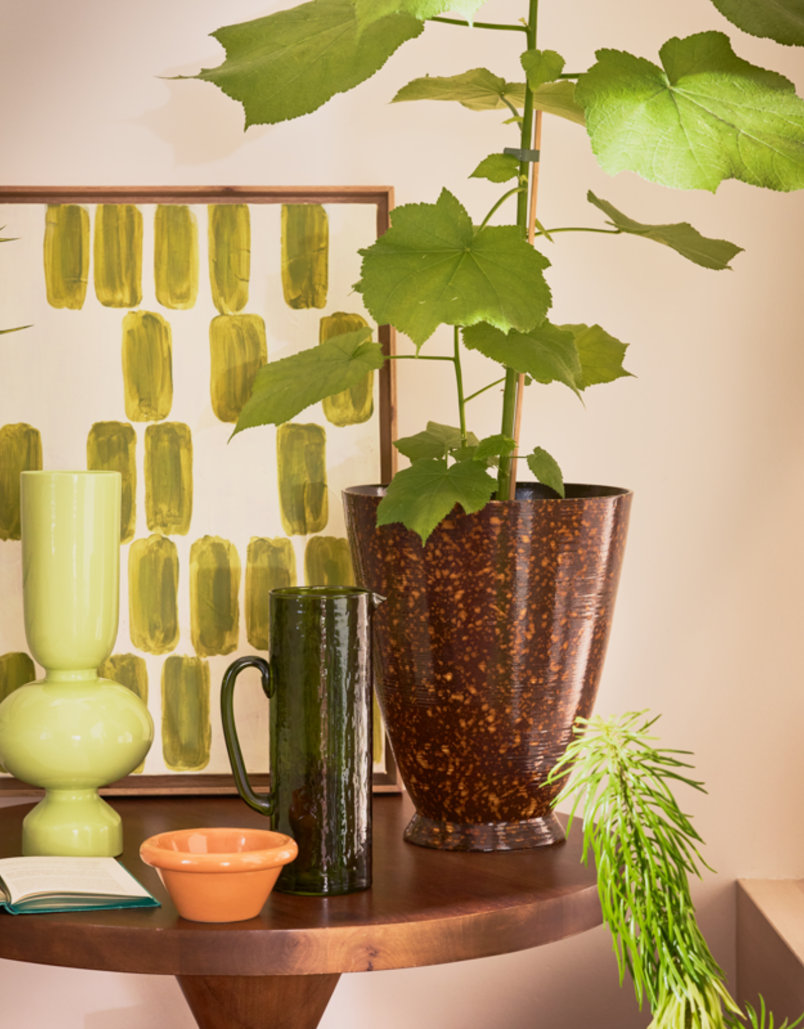 Urban Nature Culture Urban Nature CUlture jug hammered banana palm