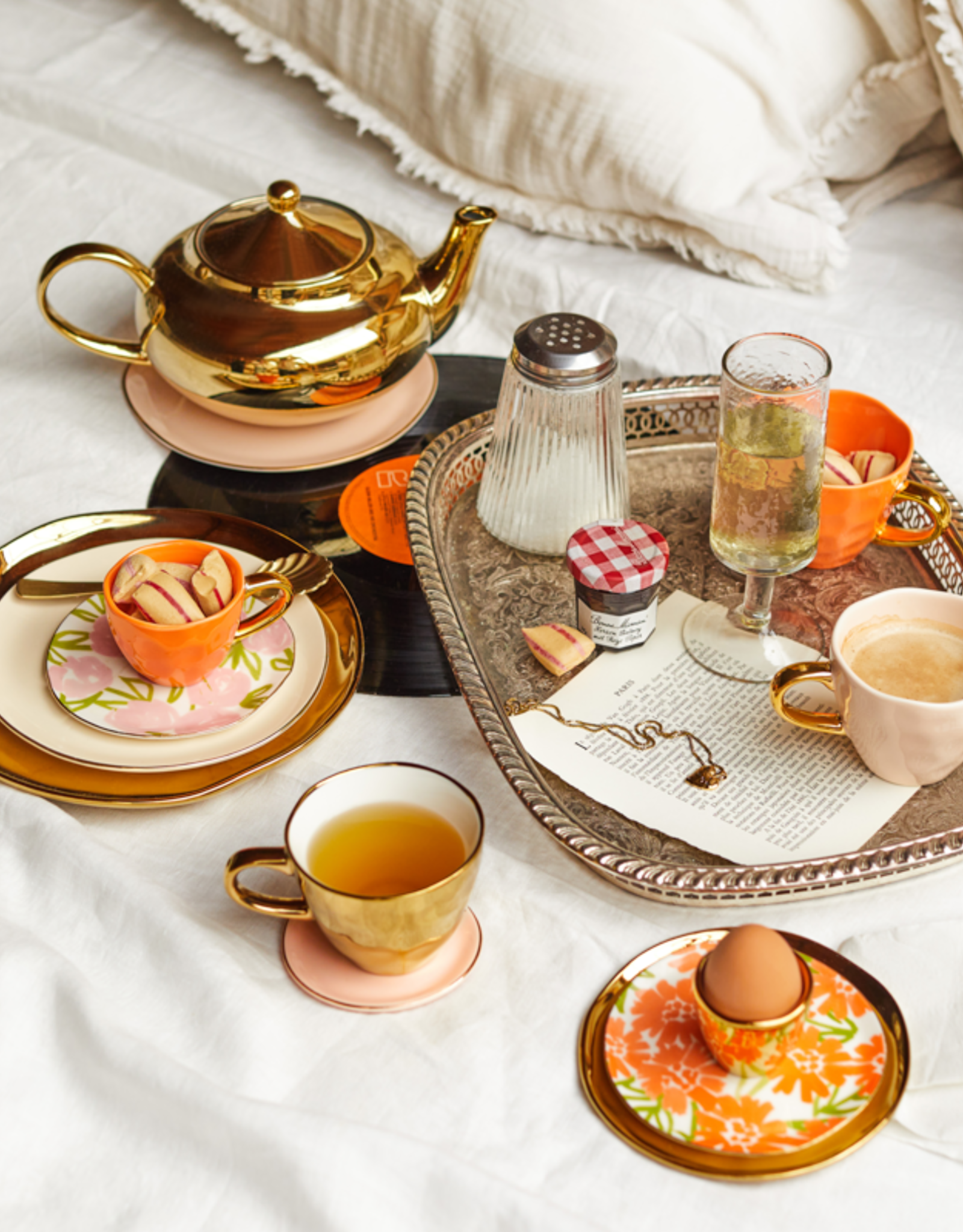 Urban Nature Culture Urban Nature Culture Good Morning plate,Palesa, Set of 2, Carrot