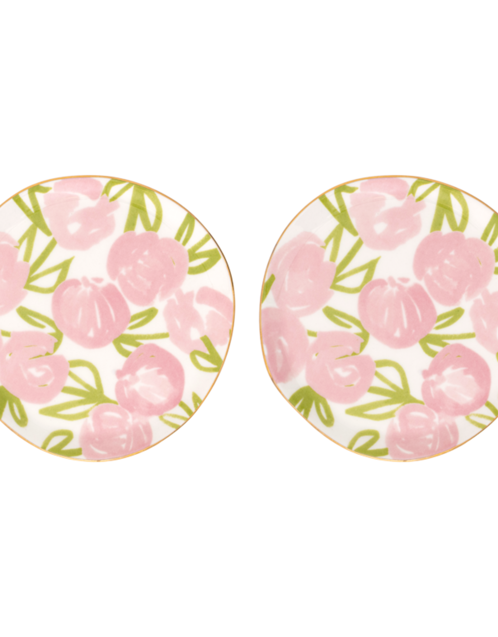 Urban Nature Culture Urban Nature Culture Good Morning plate, Palesa, Set of 2, Flamingo pink