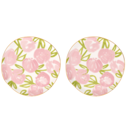 Urban Nature Culture Urban Nature Culture Good Morning plate, Palesa, Set of 2, Flamingo pink