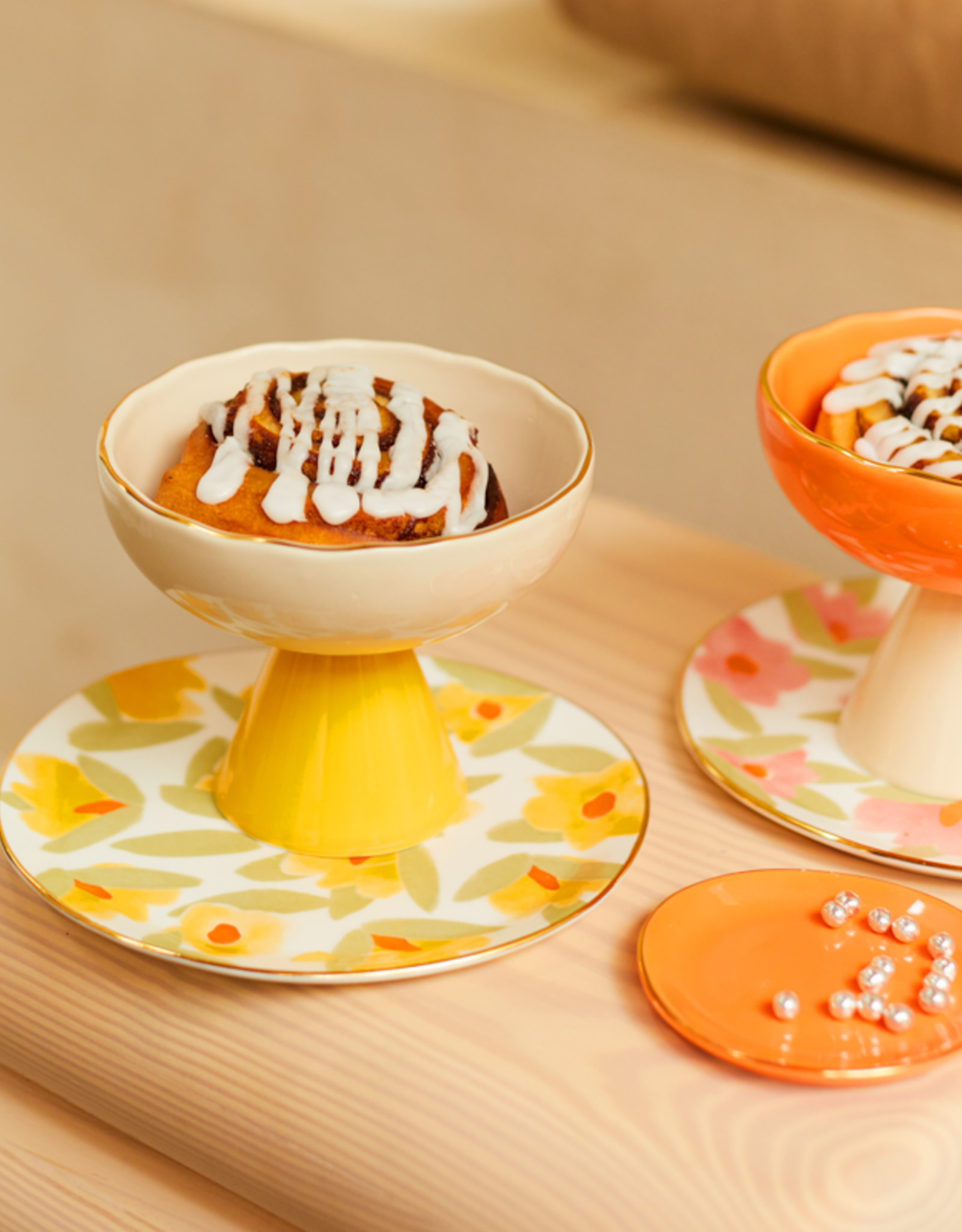 Urban Nature Culture Urban Nature Culture Good Morning plate,  Lilja, Burnt Coral