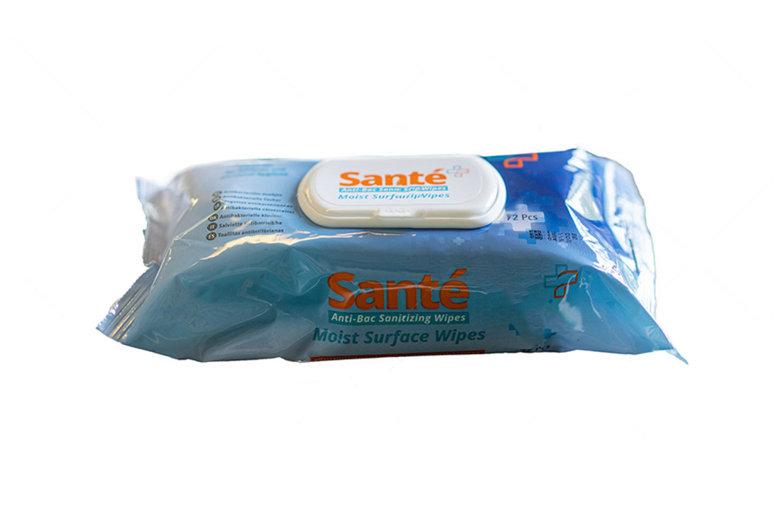Santé Anti-bacteriële Doekjes - 72 stuks