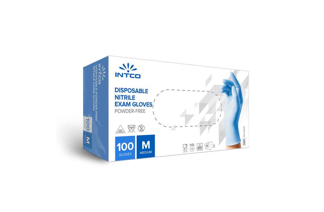 Intco Medische Nitril Handschoenen - 100 stuks