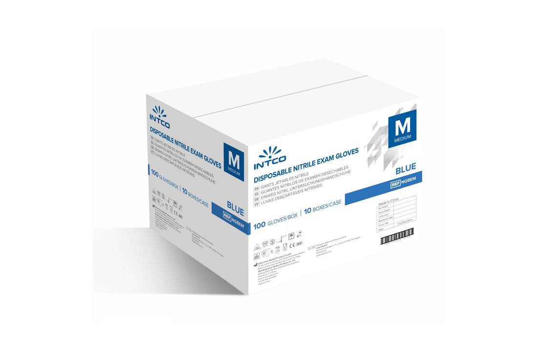 Intco Medische Nitril Handschoenen - 100 stuks