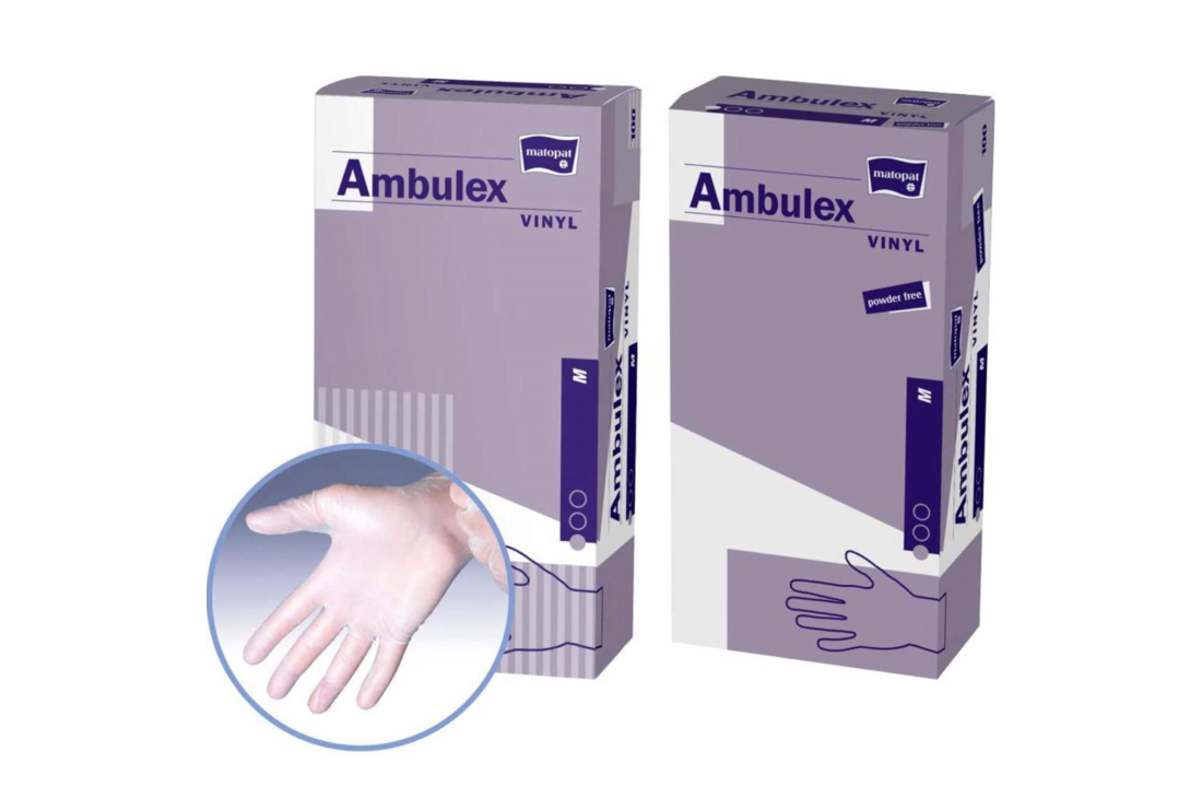 Ambulex Medische Vinyl Handschoenen - 100 stuks
