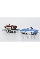 Wartburg,Trabant WARTBURG 311 COUPE + CAR TRAILER WITH TRABANT P50