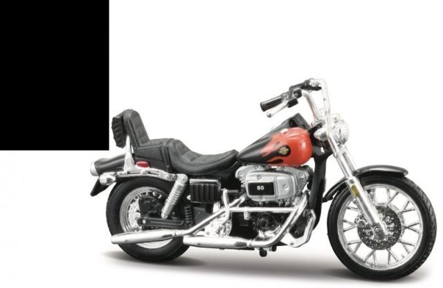 Art-Toys - HARLEY DAVIDSON FXWG 'WIDE GLIDE' 1980(black-red)